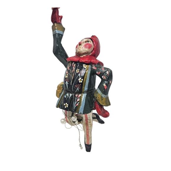 House of Hatten 12 Days of Christmas Ornament Lords A’ Leaping 1989 Folk Art - Picture 1 of 4